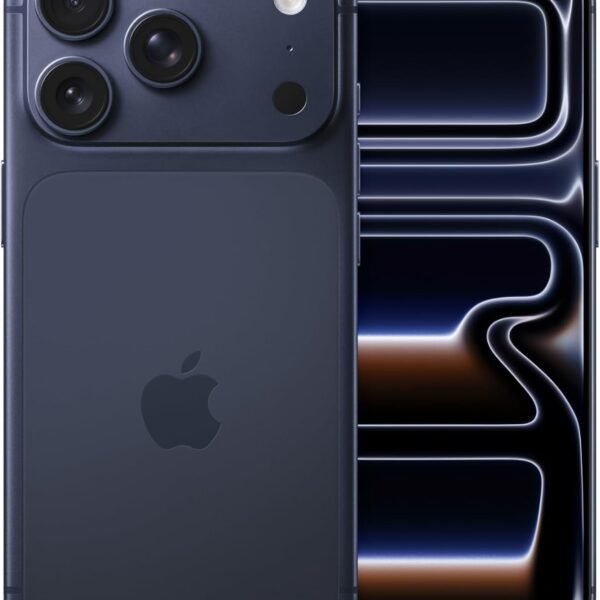 Apple iPhone 17 Pro 256 GB: 6.3-inch Display with ProMotion up to 120Hz, A19 Pro Chip, Breakthrough Battery Life, Pro Fusion Camera System with Center Stage Front Camera; Deep Blue